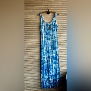 Ralph Lauren Metallic Dot Chiffon Long Maxi Georgette Shimmery Dress NEW Size 6